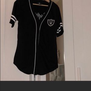 raiders baseball shirt